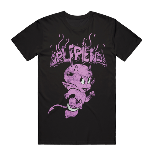 Girlfriends - Devil Tee - Black