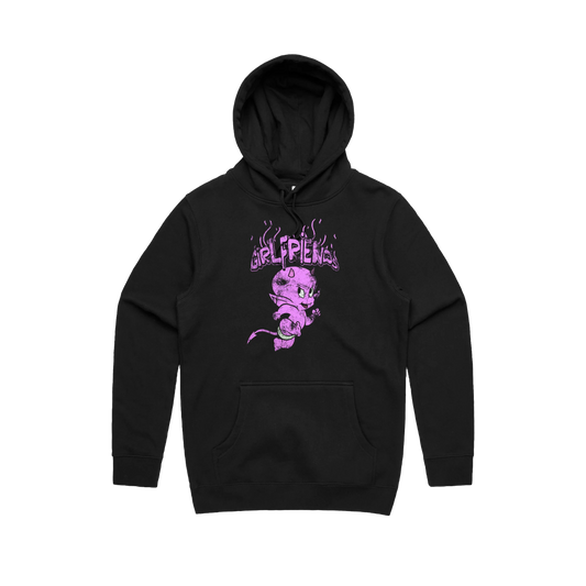 Girlfriends Devil Hoodie - Black
