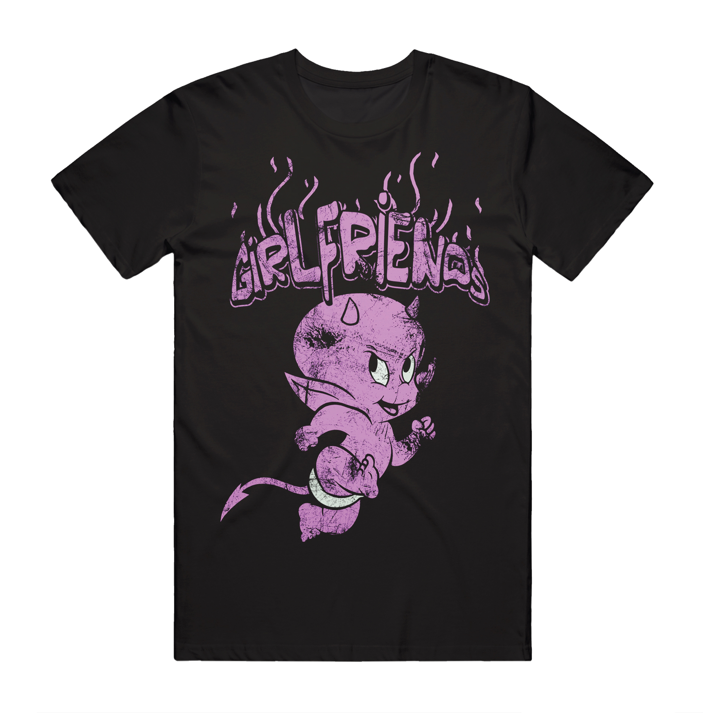 Girlfriends - Devil Tee - Black