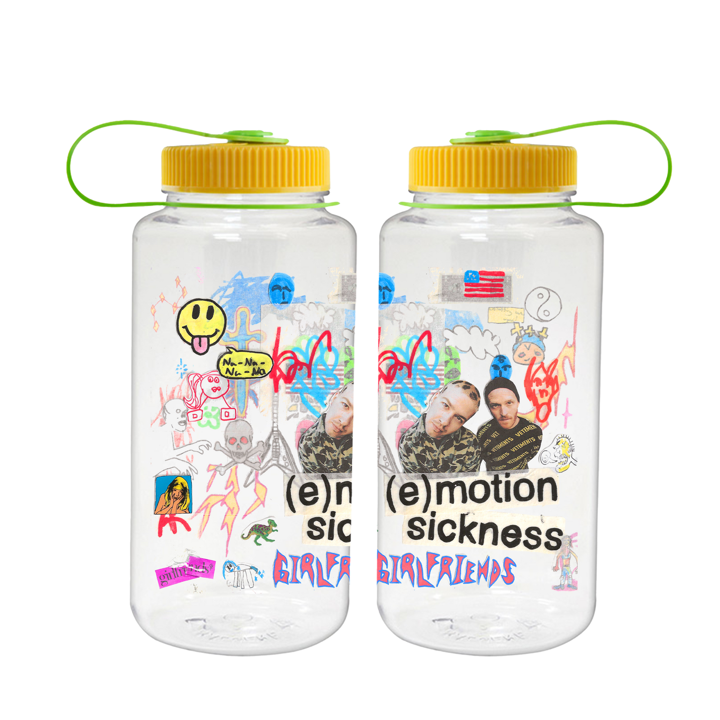 (e)motion sickness Nalgene water bottle